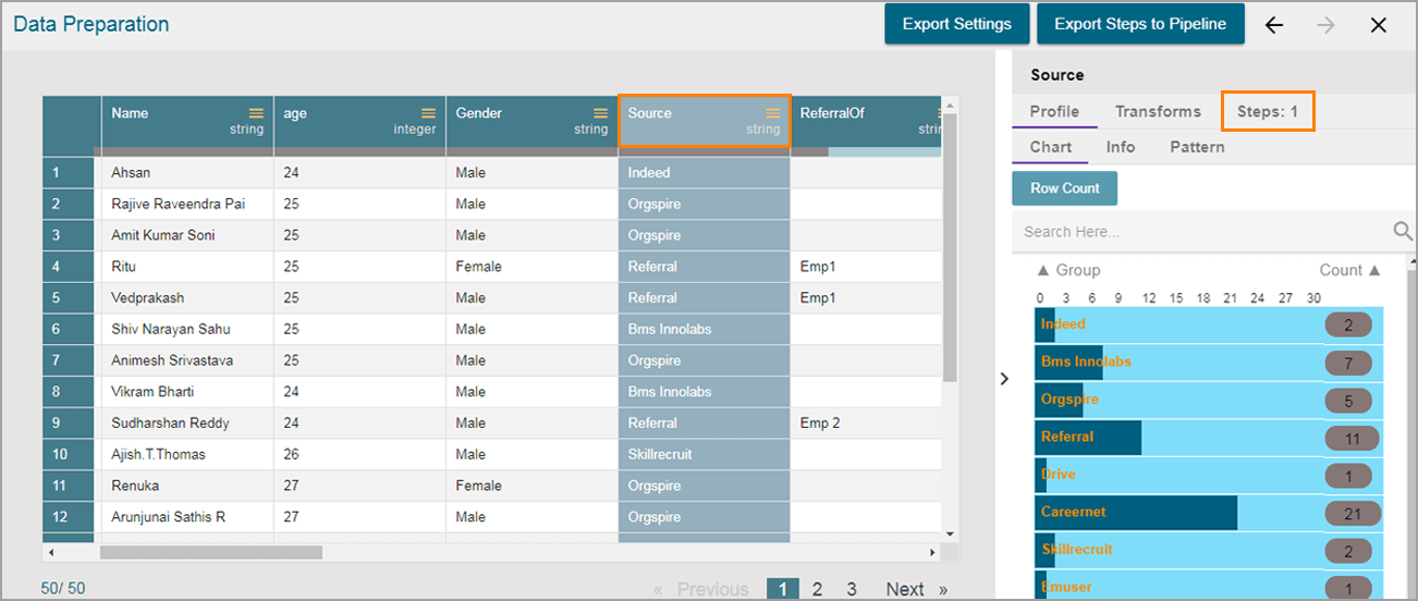 Product Search Page